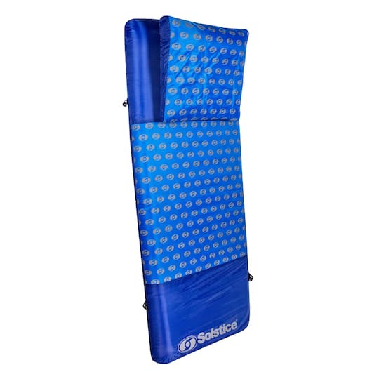 Solstice® 6ft. Inflatable Blue Mattress Swimming Pool Float